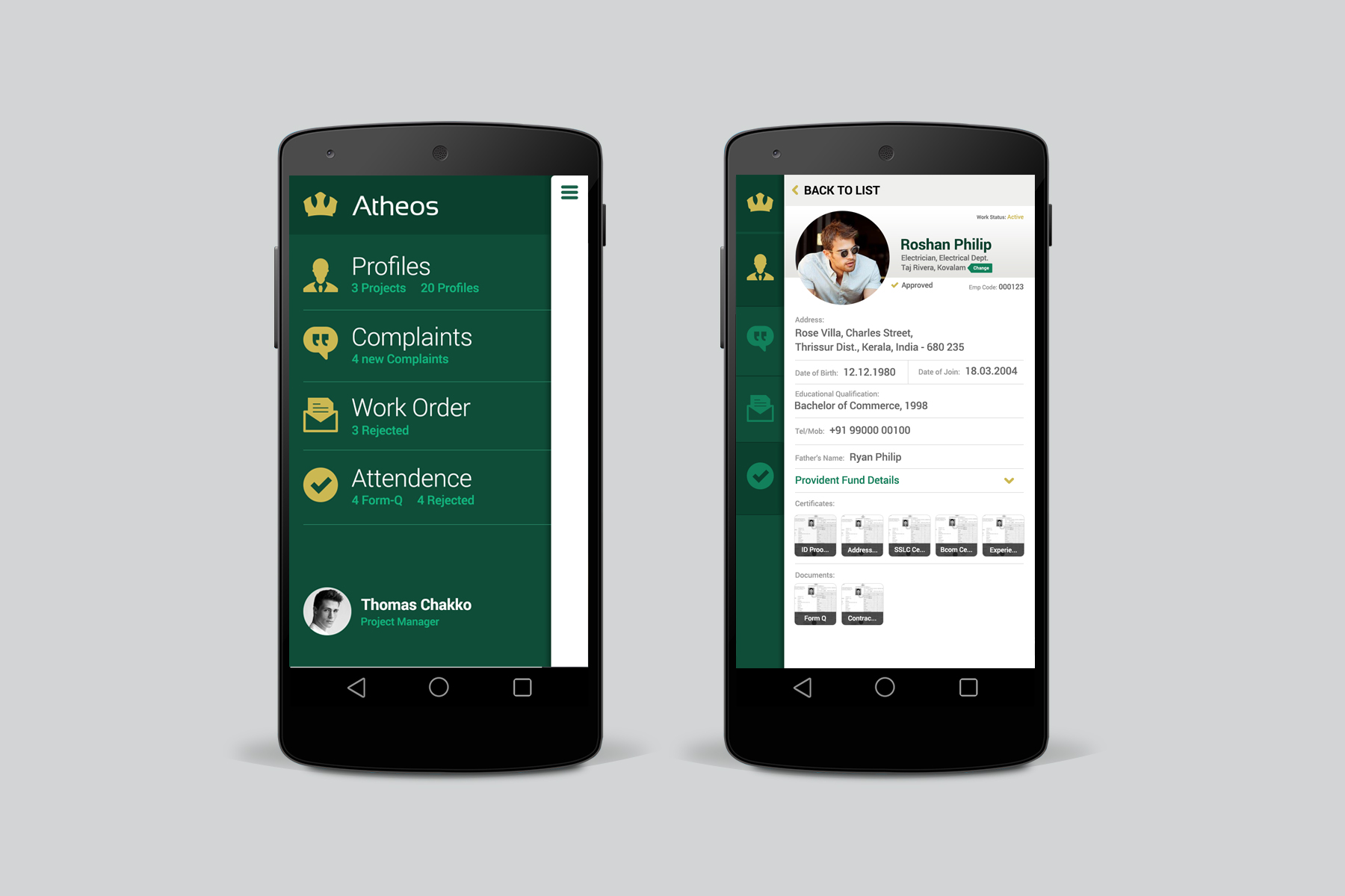 MadebyG | Atheos Daily Activity Tracking App | UI Design, Project ...